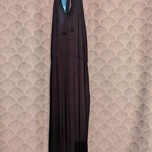 Lane Bryant Black Halter Maxi Dress